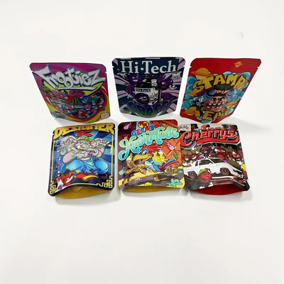 Различные размеры Mylar Zipper Bag для еды закуски Хранение Тепловая печать 3,5 миллиметра